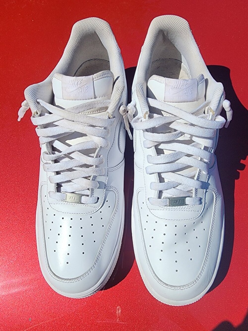 Nike Air Force 1 '07 Low Triple White Men's Size 14